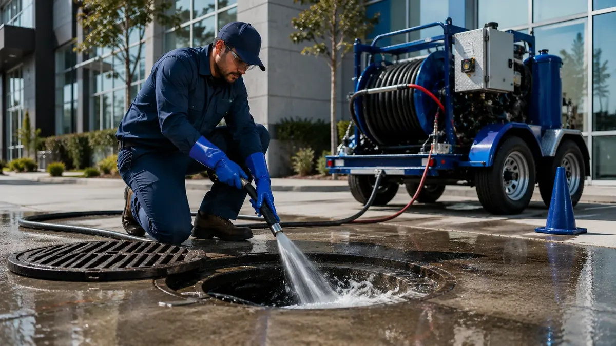 Commercial Hydro Jet Drain Cleaning in Lakeside