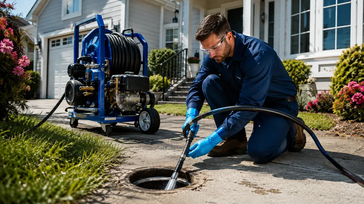 Residential Hydro Jet Drain Cleaning in Lakeside