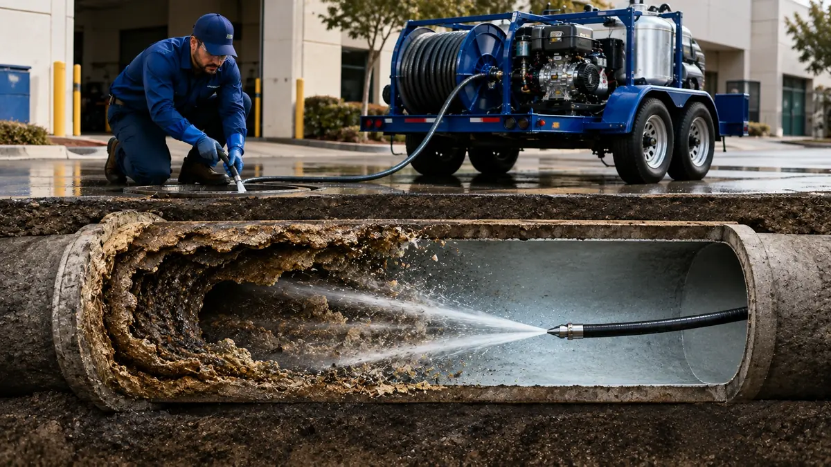 Sewer Pipe Descaling in Lakeside